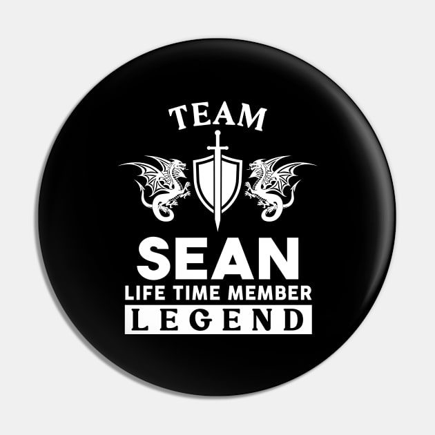 Sean Name T Shirt - Sean Life Time Member Legend Gift Item Tee Pin by unendurableslemp118