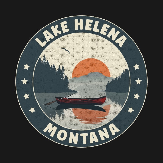 Lake Helena Montana Sunset by turtlestart