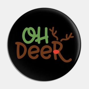 Oh Deer Funny Matching Christmas Gifts For Men Women Kids Pin