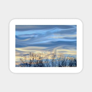 Treeline & Clouds (Impressionism) Magnet