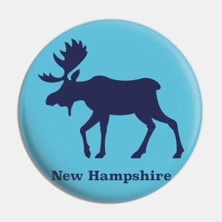 New Hampshire Moose Pin