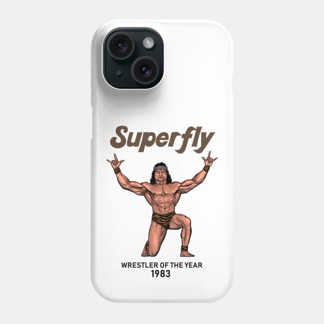 Superfly - Wrestler of the Year 1983 Phone Case by PreservedDragons