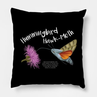 Hummingbird Hawk-Moth Pillow