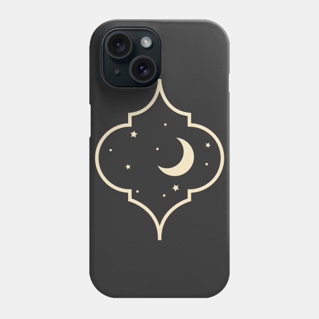 Beautiful Moon and Star Phone Case by Zombie Girls Design