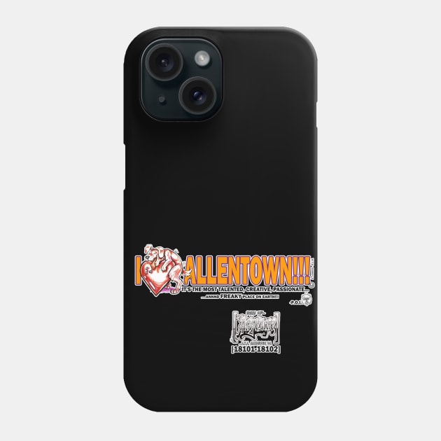 I LOVE ALLENTOWN - ASYLUM TEE 1 Phone Case by DHARRIS68