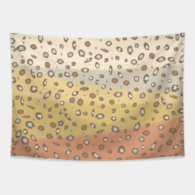 Spotted gradient. yellow. orange. spots. Tapestry by PrintedDreams