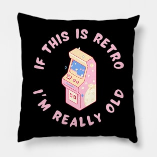 Retro Game Old Age Pillow