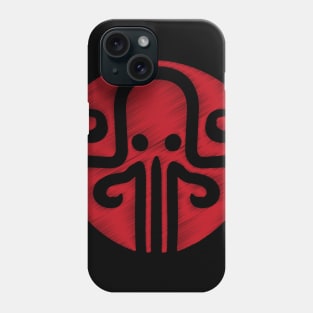 red kraken logo Phone Case