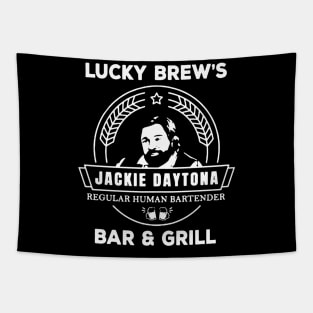 Jackie Daytona,Lucky Brew's Bar and Grill , What We Do In The Shadows Fan Tapestry