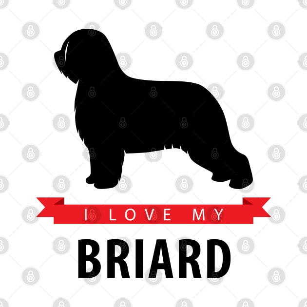 I Love My Briard by millersye