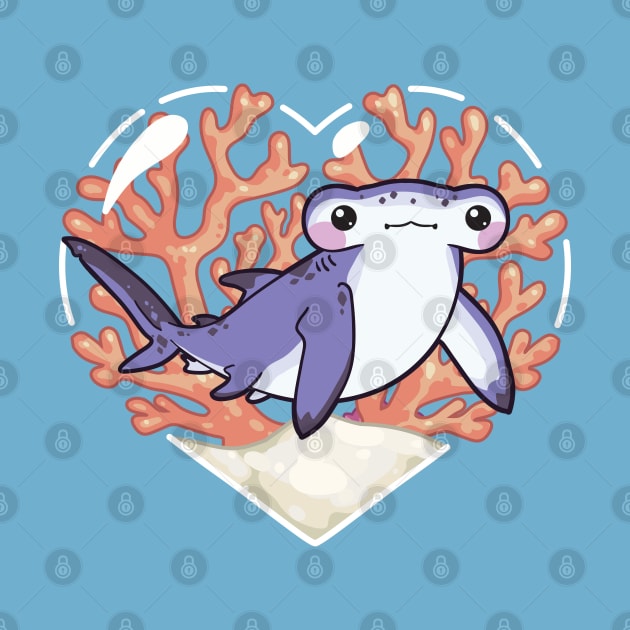 NIBBLE, the Hammerhead Shark by bytesizetreasure