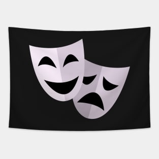 Classic Theater Masks Tapestry