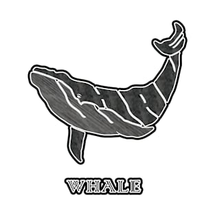 WHALE Logo Font T-Shirt