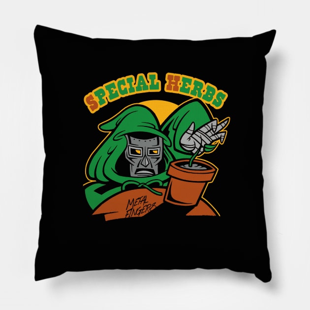 Special Herbs Pillow by dannyrumbl