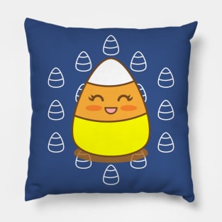 Cute Kawaii Candy Corn with Face Pillow