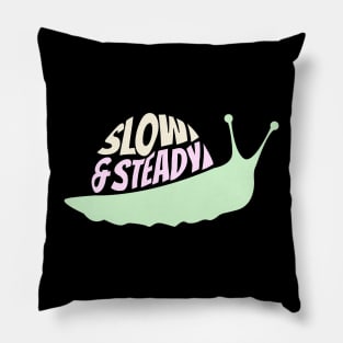 Slow and Steady Snail Pillow