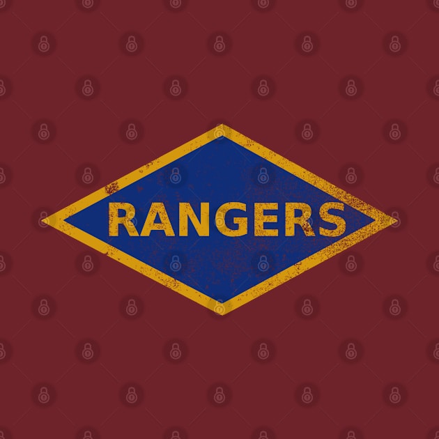 WW2 Ranger Patch (distressed) by TCP