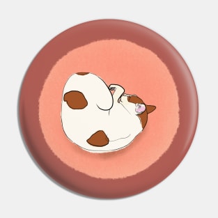 Soya the cat - sleeping Pin