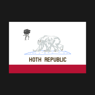 Hoth Republic Flag T-Shirt