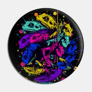 Weird Lizards Pin