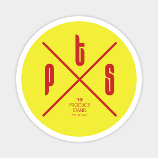 The Produce Stand Podcast patch yellow Magnet