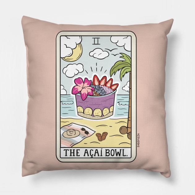 ACAI READING Pillow by sagepizza