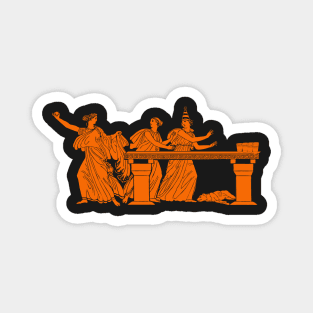 Greek toga party Magnet