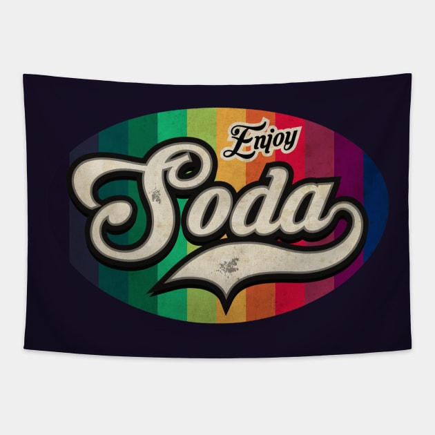 Enjoy Soda Tapestry by CTShirts