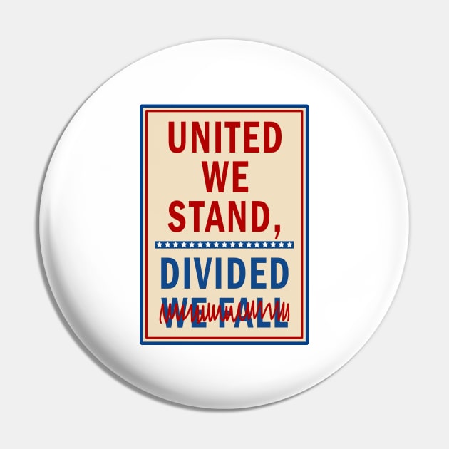 United We Stand the Late Show Stephen Colbert Pin by Rinte