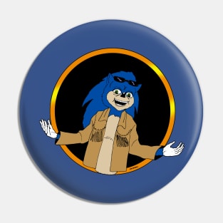 Ugly Sonic Pin