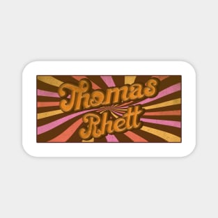 Groovy and Retro Thomas Rhett Magnet