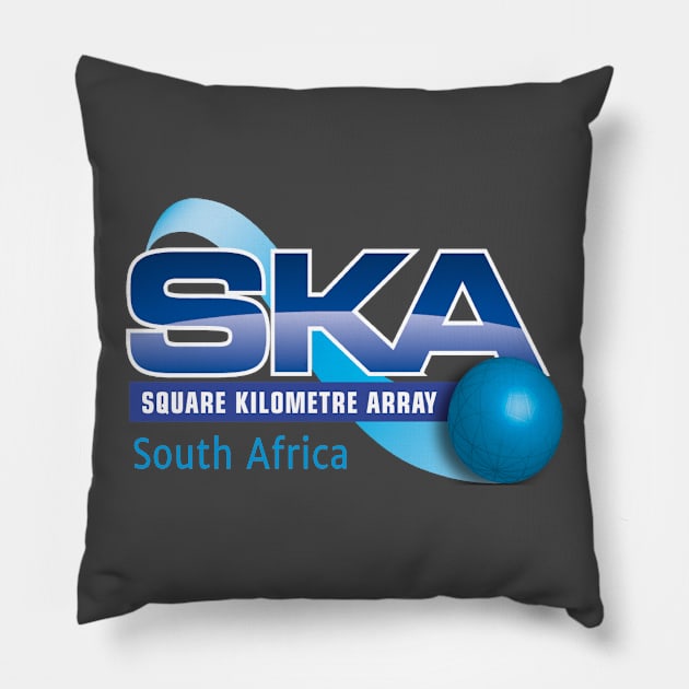 SKA - South Africa  New Logo Pillow by Spacestuffplus