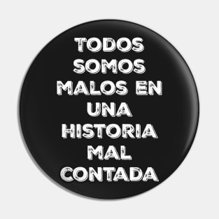 Spanish Quote Latino Saying Shirt Pin