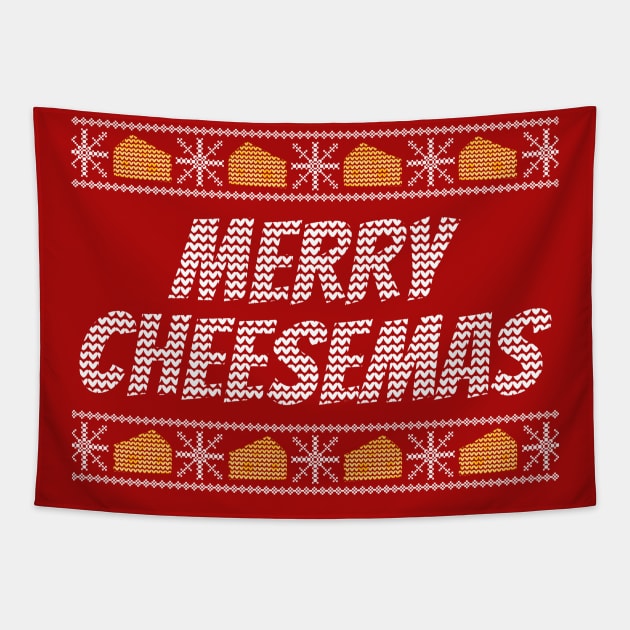 Merry Cheesemas Tapestry by LunaMay