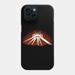 Retro Gamer Vintage UFO Aliens Battle of Los Angeles Parody Phone Case