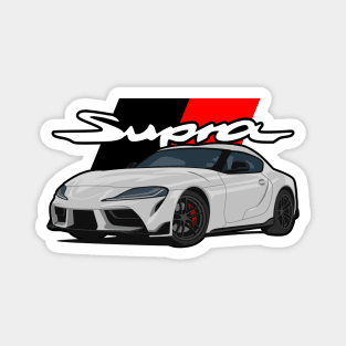 Car Supra 5th Generation GR A90 grey Magnet