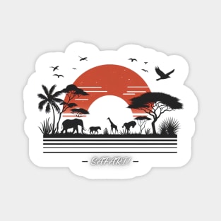 Safari lovers Magnet