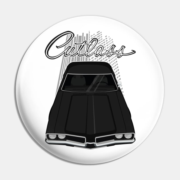 Oldsmobile Cutlass 1969 - black Pin by V8social