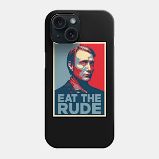 The Silence2 The Silence of the Lambs Eat The Rude Phone Case