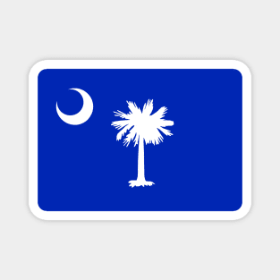 South Carolina Flag – Palmetto & Crescent Magnet