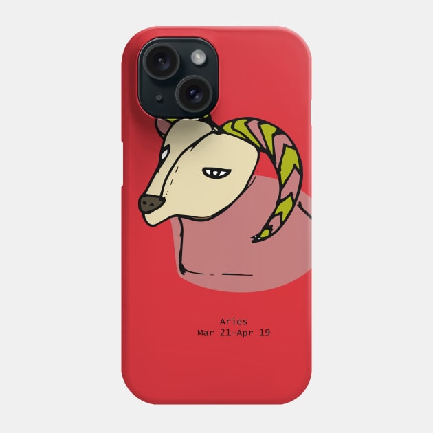 Aries - Zodiac Sign Phone Case by bruxamagica