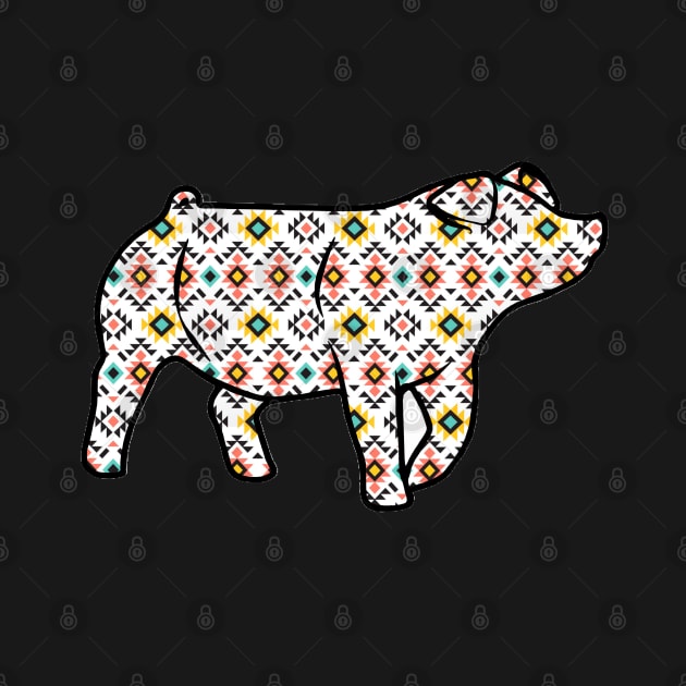 Aztec Pig Silhouette 1 - NOT FOR RESALE WITHOUT PERMISSION by l-oh