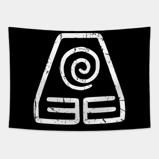 Earth white symbol Tapestry