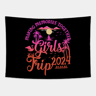 Girls Trip Making Memories Together 2024 Girls Trip Matching Tapestry