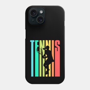 Tennis Player Silhouette Phone Case