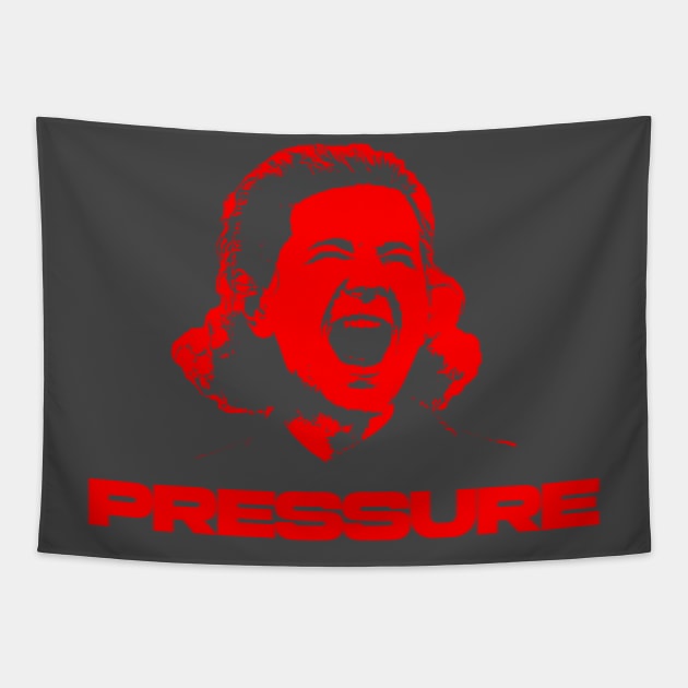 PRESSURE RED Tapestry by Unexpected