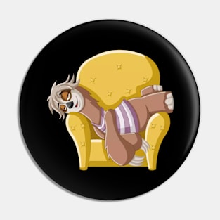 Sleepy Sloth Pin