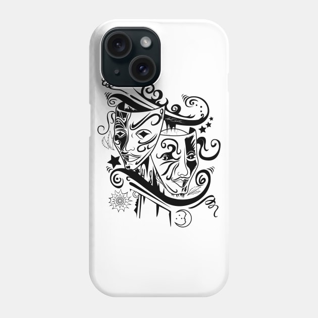 Zodiac - Gemini Phone Case by adamzworld