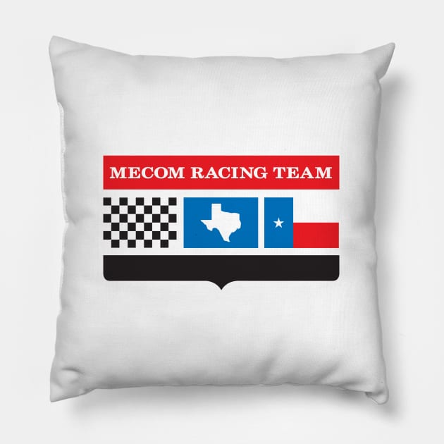 Mecom Racing Team vintage logo - small Pillow by retropetrol