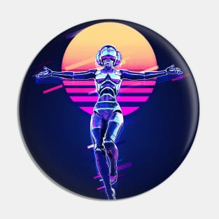 Cyber Messiah Pin